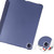 iPad Air 13 2025 / 2024 / iPad Pro 12.9 - 2020 / iPad Pro 12.9 - 2018 3-folding Horizontal Flip PU Leather + Shockproof TPU Tablet Case with Holder & Pen Slot - Dark Blue