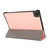 3-folding Skin Texture Horizontal Flip TPU + PU Leather Case with Holder iPad Air 11 2024 / 2022 / 2020 10.9 - Pink
