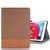 Cross Texture Horizontal Flip PU Leather Case iPad Air 11 2024 / iPad Pro 11 inch - 2018, with Holder & Card Slots & Wallet - Brown