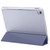 iPad 2025 / 2022 3-Fold Lock Buckle Leather Smart Tablet Case - Lavender Purple