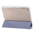 iPad Air / Air 2 / 9.7 2017 / 2018 3-Fold Lock Buckle Leather Smart Tablet Case - Lavender Purple