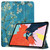 iPad Air 11 2024 / 2022 / 2020 10.9 Colored Drawing Horizontal Flip Leather Case with Three-folding Holder & Sleep / Wake-up Function - Apricot Flower