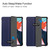 iPad Air 11 2024 / 2022 / 2020 10.9 Custer Texture Horizontal Flip Leather Case with Three-folding Holder & Sleep / Wake-up Function - Dark Blue iPad Air 11 2024 / 2022 / 2020 10.9 Custer Texture Horizontal Flip Leather Case with Three-folding Holder & Sleep / Wake-up Function - Dark Blue