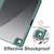 iPad Air 11 2024 / 2025 Acrylic 3-folding Smart Leather Tablet Case - Dark Green