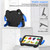 iPad Air 11 2024 / 2025 Ice Baby EVA Shockproof Hard PC Tablet Case - Black+Blue