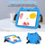 iPad Air 11 2024 / 2025 Ice Baby EVA Shockproof Hard PC Tablet Case - Sky Blue+Black