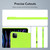 iPad Air 11 2024 / 2025 Oil Spray Skin-friendly TPU Tablet Case - Fluorescent Green