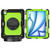 iPad Air 11 2024 / Air 11 2025 Silicone Hybrid PC Tablet Protective Case - Yellow Green+Black