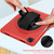 iPad Air 11 2024 / Air 11 2025 Spider Wheel Silicone Hybrid PC Tablet Case - Red