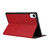 iPad Air 11 2024 / Air 11 2025 TPU Flip Tablet Protective Leather Case - Red