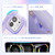 iPad Air 11 2024 / Air 11 2025 Wristband Holder PC Hybrid TPU Soft Tablet Case - Purple