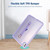 iPad Air 11 2024 / Air 11 2025 Wristband Holder PC Hybrid TPU Soft Tablet Case - Purple