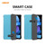 iPad Air 11 2024 / Pro 11 2018 / Air 10.9 2022 ENKAY 3-folding Plastic Leather Smart Tablet Case - Light Blue