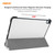 iPad Air 11 2024 / Pro 11 2018 / Air 10.9 2022 ENKAY 3-folding Plastic Leather Smart Tablet Case - White
