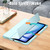 iPad Air 11 2024 / Pro 11 2022 Acrylic 3-Fold Smart Leather Tablet Case - Sky Blue