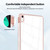 iPad Air 11 2025 / 2024 / 2022 10.9 Acrylic Hybrid TPU Tablet Case with Pen Slot - Pink