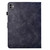 iPad Air 11 2025 / 2024 / iPad Pro 11 Flowers and Bird Embossed Smart Leather Tablet Case - Black