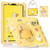iPad Air 11 2025 / 2024 / Pro 11 2022 Duck Rotation Kickstand Silicone Hybrid PC Tablet Case - Yellow