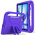iPad Air 11 2025 / 2024 / Pro 11 2024 Handle EVA Shockproof Tablet Case with Holder - Purple
