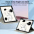 iPad Air 11 2025 / 2024 3-Fold 360 Rotation Painted Leather Smart Tablet Case - Lucky Cat