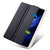 iPad Air 11 2025 / 2024 3-fold Clear TPU Smart Leather Tablet Case with Pen Slot - Black