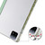 iPad Air 11 2025 / 2024 3-fold Clear TPU Smart Leather Tablet Case with Pen Slot - Green