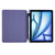 iPad Air 11 2025 / 2024 3-fold TPU Leather Smart Tablet Case with Pen Slot - Lavender Purple