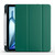 iPad Air 11 2025 / 2024 3-fold TPU Leather Smart Tablet Case with Pen Slot - Pine Green