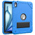 iPad Air 11 2025 / 2024 Armor Holder Silicone Hybrid PC Tablet Case - Blue