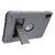 iPad Air 11 2025 / 2024 Armor Holder Silicone Hybrid PC Tablet Case - Grey Black