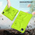 iPad Air 11 2025 / 2024 Butterfly Bracket EVA Shockproof Tablet Case - Grass Green