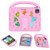iPad Air 11 2025 / 2024 Cartoon Sparrow EVA Shockproof Tablet Case - Pink