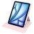 iPad Air 11 2025 / 2024 Clear Acrylic 360 Rotation Detachable Leather Tablet Case - Pink