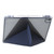 iPad Air 11 2025 / 2024 Clear Acrylic Deformation Leather Tablet Case - Dark Blue
