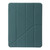 iPad Air 11 2025 / 2024 Clear Acrylic Deformation Leather Tablet Case - Dark Green
