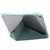 iPad Air 11 2025 / 2024 Clear Acrylic Deformation Leather Tablet Case - Dark Green