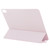 iPad Air 11 2025 / 2024 Double-sided Clip Non-buckle Magnetic PU Smart Tablet Case - Pink
