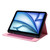 iPad Air 11 2025 / 2024 Fabric Leather Tablet Case - Rose Red