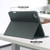 iPad Air 11 2025 / 2024 Front Stand Smart TPU Leather Tablet Case - Black