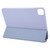 iPad Air 11 2025 / 2024 GEBEI 3-folding Holder Shockproof Flip Leather Tablet Case - Light Purple