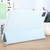 iPad Air 11 2025 / 2024 GEBEI 3-folding Holder Shockproof Flip Leather Tablet Case - Sky Blue
