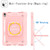 iPad Air 11 2025 / 2024 Handle Grip Holder Silicone Hybrid PC Tablet Case with Strap - Rose Gold