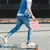 iPad Air 11 2025 / 2024 Handle Grip Holder Silicone Hybrid PC Tablet Case with Strap - Rose Gold