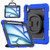 iPad Air 11 2025 / 2024 Handle Silicone Hydric PC Tablet Case with Shoulder Strap - Blue