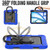 iPad Air 11 2025 / 2024 Handle Silicone Hydric PC Tablet Case with Shoulder Strap - Blue