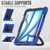 iPad Air 11 2025 / 2024 Handle Silicone Hydric PC Tablet Case with Shoulder Strap - Blue