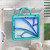 iPad Air 11 2025 / 2024 Heavy Duty Hybrid Tablet Case with Handle & Strap - Light Blue