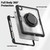 iPad Air 11 2025 / 2024 Honeycomb Hybrid Tablet Case with Handle Holder & Strap - Transparent