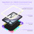 iPad Air 11 2025 / 2024 Kickstand PC Hybrid Silicone Tablet Case with Strap - Colorful Purple