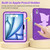 iPad Air 11 2025 / 2024 Kickstand PC Hybrid Silicone Tablet Case with Strap - Purple